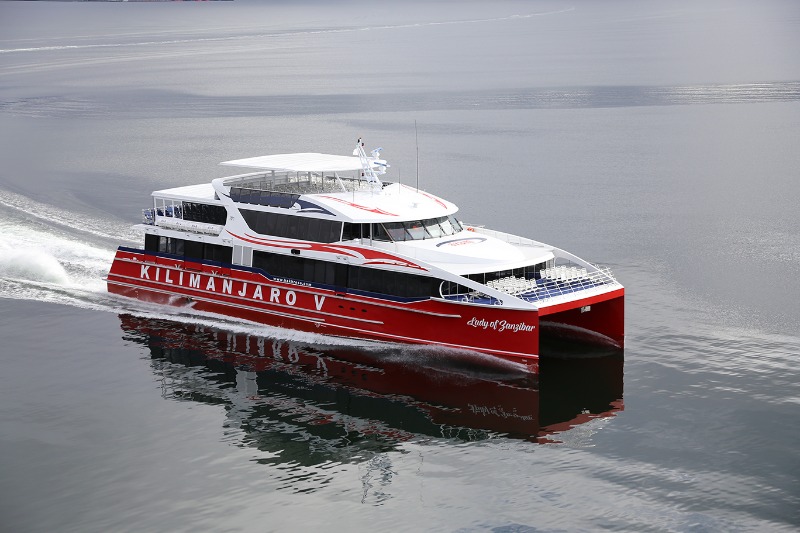 Da-es-Salaam to Zanzibar ferry operated by Azam